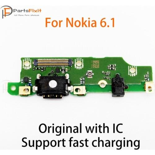 USB Charger Connector Flex Cable For Nokia 6.1 Charging Dock Socket Jack USB Power Charge Port Plug Connector Micro Board Flex