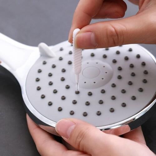 10pcs/set Shower Head Cleaning Brush Washing Anti-clogging Small Brush Pore Gap Cleaning Brush For Kitchen Toilet Phone Hole