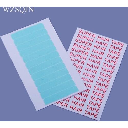 20 sheets 240 pcs 4cm*0.8cm CPAM SUPER HAIR TAPE Adhesive Double Side Tape for remy human hair, tools for hair extension
