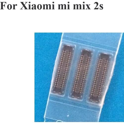 5pcs For Xiaomi mi mix 2s mix2s LCD display screen FPC connector For xiaomi mix 2s logic on motherboard mainboard mix2 s mix 2 s