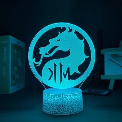 Acrylic Table Lamp Game Kids Night Light Led Touch Sensor Color Changing Colorful Nightlight for Child Bedroom Decor Nightlight