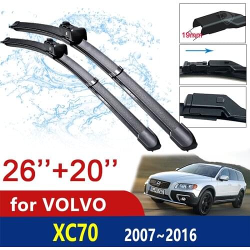 Car Wiper Blades for Volvo XC70 2007~2016 Front Windshield Brushes Wipers 2008 2009 2010 2011 2012 2013 2014 2015 Car Goods