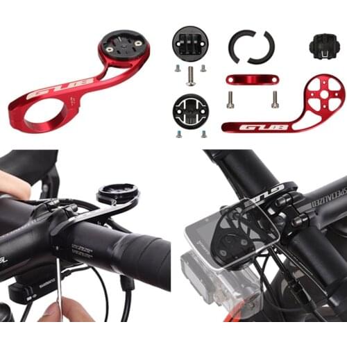 GUB 669 CNC Cycle Computer Holder Bicycle Computer Mount GoPro Camera Support Mount For GARMIN/CATEYE bike computer