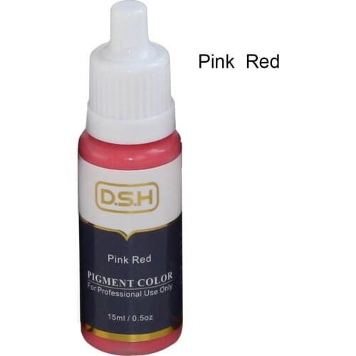 5Pcs Import Permanent Makeup Micropigment Tattoo Ink Set Pigment 15ML for Eyebrow Eyeliner Art Light Coffee RED Black Colors