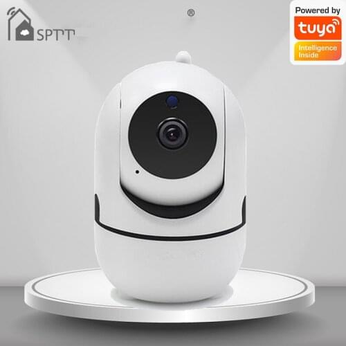 Auto Tracking 1080P IP Camera WiFi Baby Monitor Night Vision Security Home Surveillance Wifi Camera Black with Adapter