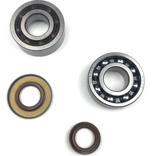 Crankshaft Crank Bearings And Oil Seal Set For Stihl MS660 066 MS650 Bearing And Seal Set Crankshaft Crank Bearing Seal Sets New