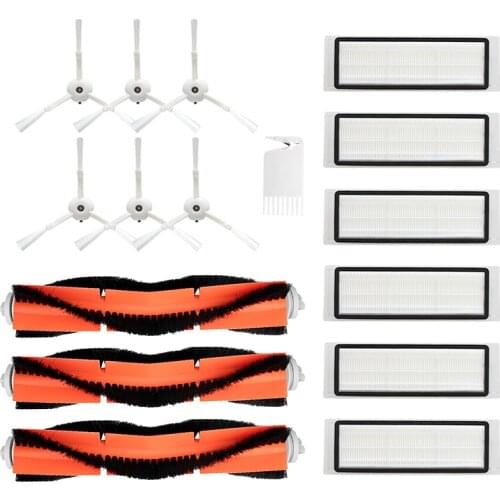 Hepa Filter Side Main Brush kit for Xiaomi MI Robot Vacuum 2 for Roborock S50 S51 S55 Vacuum Cleaner Parts Accessories