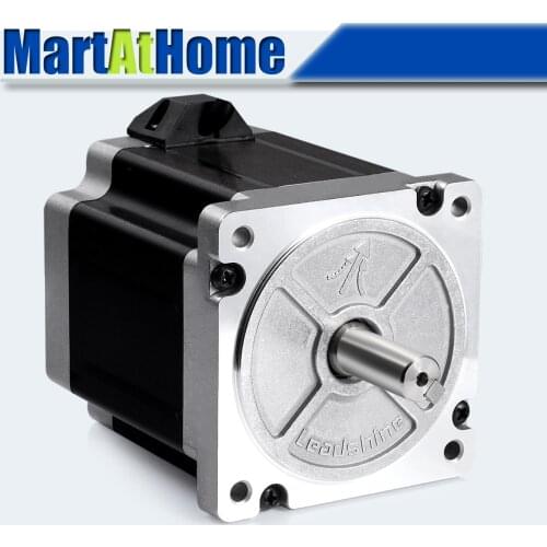 Leadshine 86CM80 2-Phase Stepper Motor 8N.m 4-Leads Shaft 12.7mm with Keyway High Torque Low Power Consumption