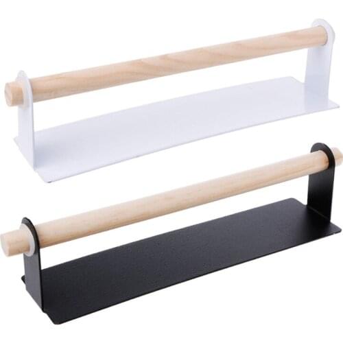 Wall Mounted Roll Paper Holder Towel Storage Rack Cabinet Hanging Shelf for Home Bathroom Hardware Accessories Paper Holders