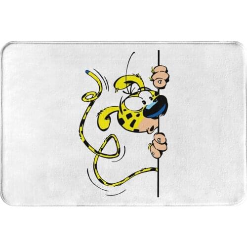 Gaston Lagaffe Comics Non-slip Doormat Kitchen Mat Marsupilami Blue Wall Balcony Carpet Welcome Rug Bedroom Decorative