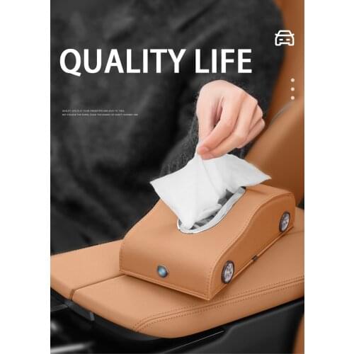 Suitable for BMW new 5 series 3/6 series GT car tissue box special car interior decoration car model tissue box