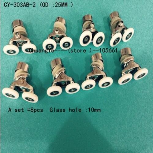 Shower Door Rollers Wheels Runner Pulleys Roller Rolli CY-303AB-2.25MM