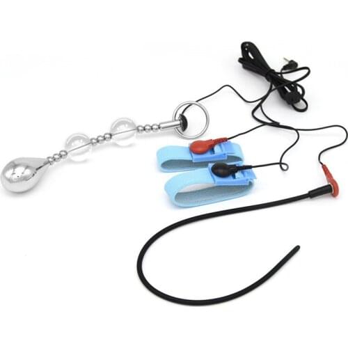 Sex Products Electric Shock Electrical Climax Anal Plug Cock Ring Penis Stimulator Medical Themed Toys Sex Toys For Men