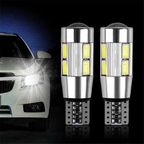 T10 White 5630 LED 194 W5W 10 SMD Canbus Error Free Car Side Wedge Light Bulb Decoding light Clearance Lights Car Lamp Lamps