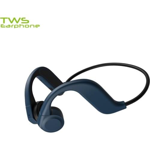 TWSearphone X9 Bone Conduction Headset Wireless Bluetooth Earphone IPX5 Waterproof Large Capacity Earset With Mircophone Earbuds