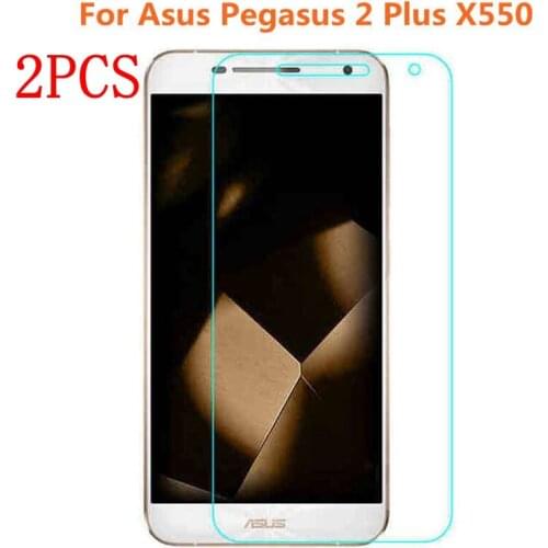 2PCS Original Full Glue Tempered Glass For Asus Pegasus 2 Plus Screen Protector Toughened protective film For Asus X550 Glass