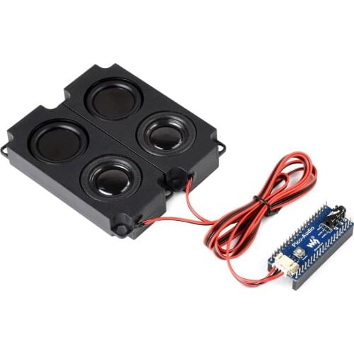Audio Module Sound Card Breakout Shield HAT + Speaker Starter Kit for Raspberry Pi RPI Pico Accessories