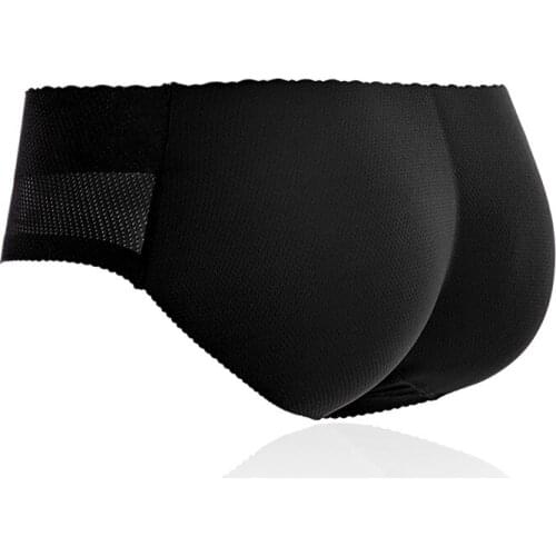 ZYSK Women High Waist Padded Control Panties Butt Lifter Hip Enhancer Pads Underwear Briefs Panty Seamless Body Shapewear