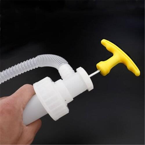0.5m Manual Plastic Environmental Protection White Plastic Household Soft Pipe Pumping Water Oil Dilute Liquids Gasoline Pump