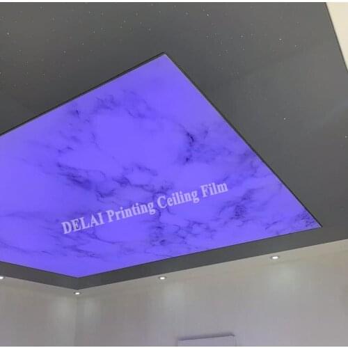 3D 053 Marble Abstract Background Printing stretch ceiling film for home decoration