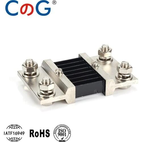 750A 800A 1000A 1200A 1250A 1500A 75mV CG FL-2 Manganin Copper DC Shunt 0.5 Class Measuring Shunt Resistor for Analog Ammeter