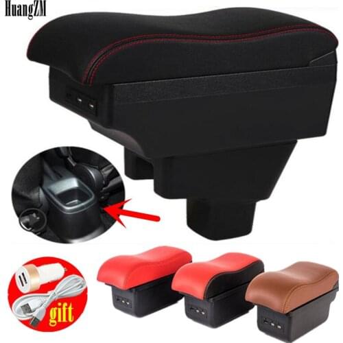Car Armrest Box For Suzuki Sx4 2007-2013 Centre Console Storage Box with USB Charging