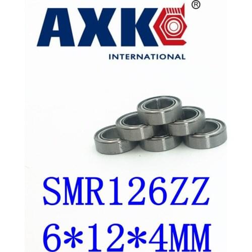 Axk High-quality Miniature Stainless Steel Bearing Mr126 Smr126 Z Smr126zz X6zz L-1260zz Wbc6-12zz 6*12*4 Mm 440c Material