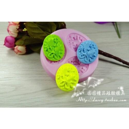 F037 Smal lFlower Silicone Fondant Mold Gum Paste Cake Decorating cake topper Mould