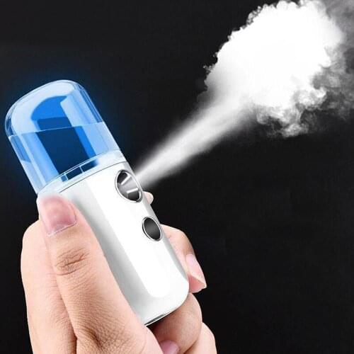 USB Rechargeable 30ml Mini Nano Facial Sprayer USB Charging Women Face Skin Care Humidifier Face Steamer Mist Sprayer