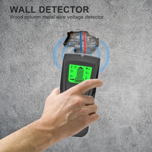 Multifunction 3 in 1 Metal Detector Finder Wood Studs Detector AC Voltage Live Wire Detect Wall Scanner Wall Metal Detector New