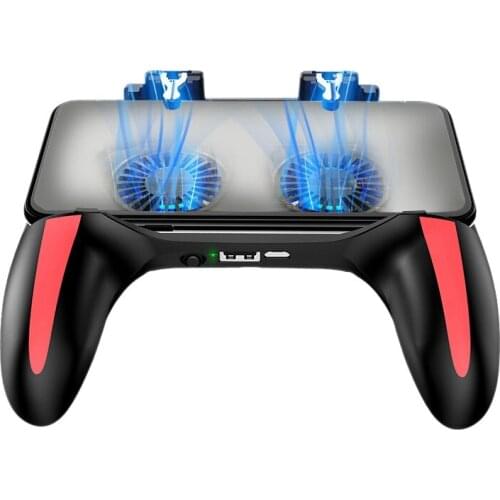 Mobile Game Controller H10 Six Finger Gamepad Triggers All-In-1 Gamepad Joystick Control for IOS Android Mobile Phone