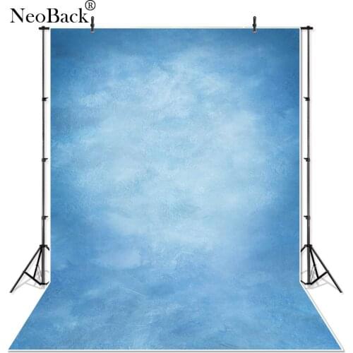 Nitree Vinyl Spring Light Misty Blue Abstract Photography Background Children Portrait School Studio Photo Backdrop Photocall