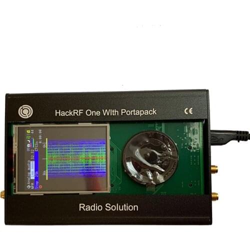 Latest Version PORTAPACK + HACKRF ONE 1MHz to 6GHz SDR + Metal Case + 0.5ppm TXCO + Havoc Firmware Programmed + Touch LCD