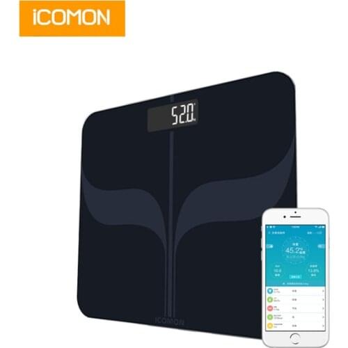 Original 150kg Smart Bluetooth Body mi Scales Floor Household Human Bathroom Scale Weight Balance LCD Tempered Galss abs Gift