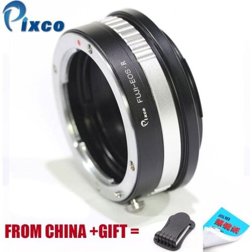 Pixco for Canon-EOS R Lens Mount Adapter Ring for Fuji Lens to Suit for Canon For EOS R Camera +Gifts