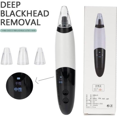 Face Acne Black Dot Blackhead Remover Vacuum Pore Cleaner Electric Nose Face Deep Cleansing Skin Care Machine Beauty Tool