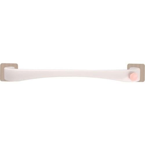 Bathroom Sucker Towel Rack Non-Punching Toilet Towel Rack Single Rod Rotating Dishcloth Hanger Plastic Towel Rod Accessories