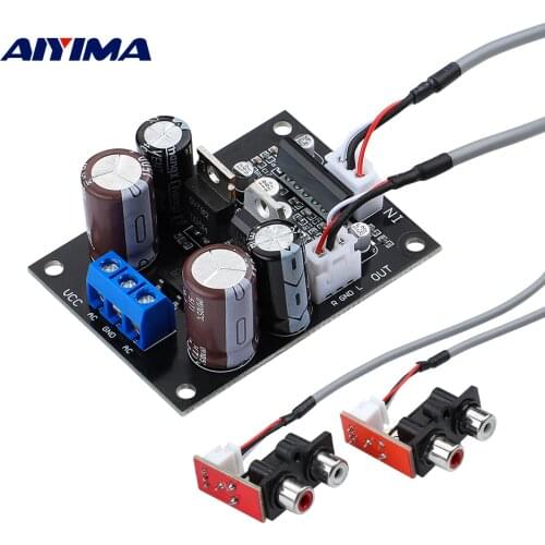 AIYIMA Vinyl Phono Record Player MM MC Preamplifier Audio Board Phono Turntable Phonograph Pre Amplifier RCA AC Dual 12-16V