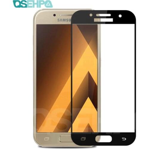 9D Protective Glass on the For Samsung Galaxy S7 A3 A5 A7 2017 J3 J5 J7 2016 2017 Tempered Screen Protector Glass Film Case