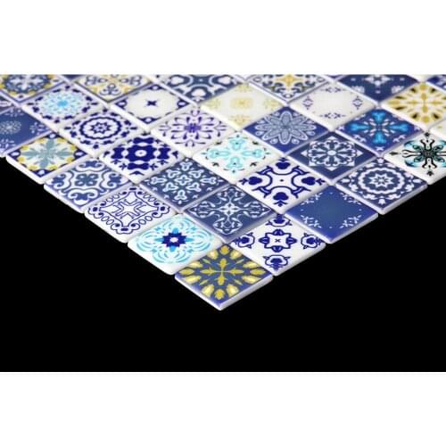 Mosaic tiles for kitchen and bathroom walls