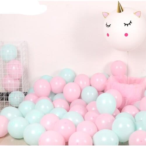 10Pcs 10inch Unicorn Party Macaron Color Helium Latex Balloon for Wedding Baby Shower Graduation Kids Birthday Party