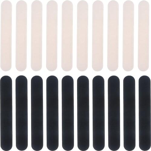 10Pcs Hat Size Reducer Sweatband Durable Golf Visor Hat Liner Sweat Absorber Practiacl and Durable black White