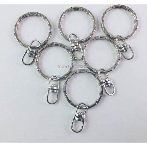 1000 pcs/lot Metal Hardwear Key Ring Key Chain Split Ring With Chain DIY Accessories DIY Jewelry