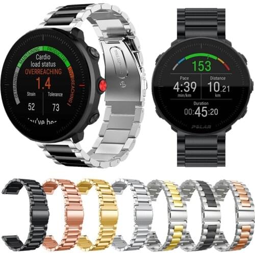 20MM 22MM Stainless Steel Straps For POLAR Vantage M/Lgnite Smart Watch Wrist Band For For Polar Grit X Replace Bracelets Correa