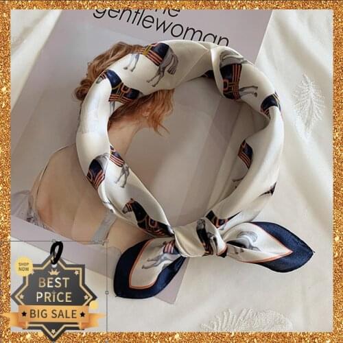 2021 New Pure Silk Woman Mulberry Silk Scarf Square Pashmina Girl Lady Kerchief Headwear Luxury Scarves Fashion Shawl Wrap Gift