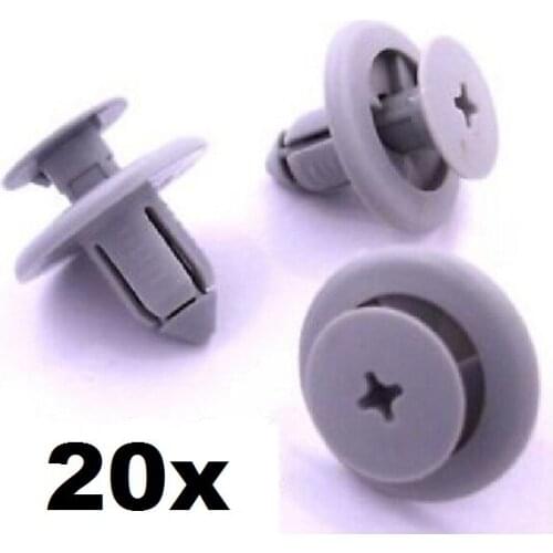 20x 8mm Wheel Arch Lining Clips FORHonda FORMazda FORToyota
