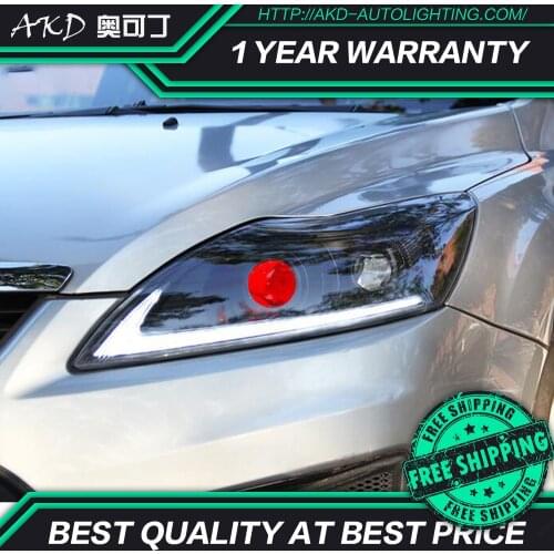 AKD Car Styling for Ford Focus Headlights 2009-2011 Focus 2 LED Headlight Dynamic Signal Led Drl Hid Bi Xenon Auto Accessories