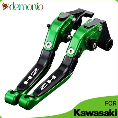 Motorcycle CNC Aluminum Adjustable Extendable Brake Clutch Lever Handle For KAWASAKI H2/H2R 2015-2020 H2 R 2019 2018 2017 2016