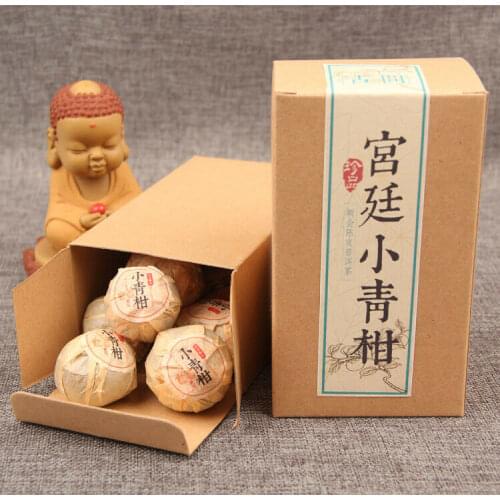 2020/2021 Guwen Xinhui Mandarin Yunnan Ripe Puer Chinese Tea Orange Shu Puer Chinese Tea 100g