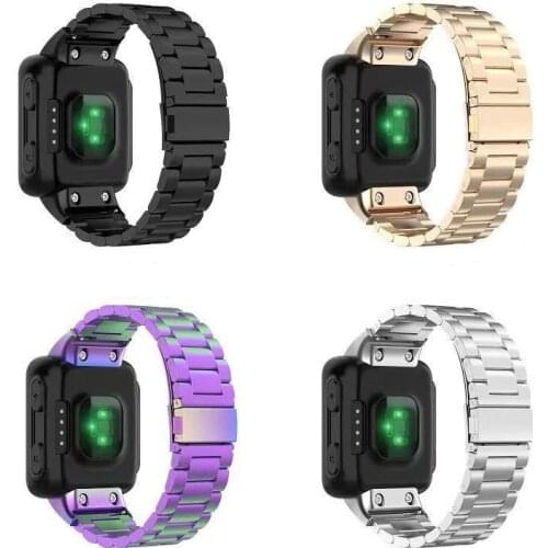 For Garmin Forerunner 35/35J/30 Watch Quick Release Stainless steel Band Watchband For ForeAthlete 35J Wrist Strap Bracelet